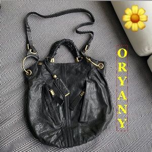orYANY Black leather handbag